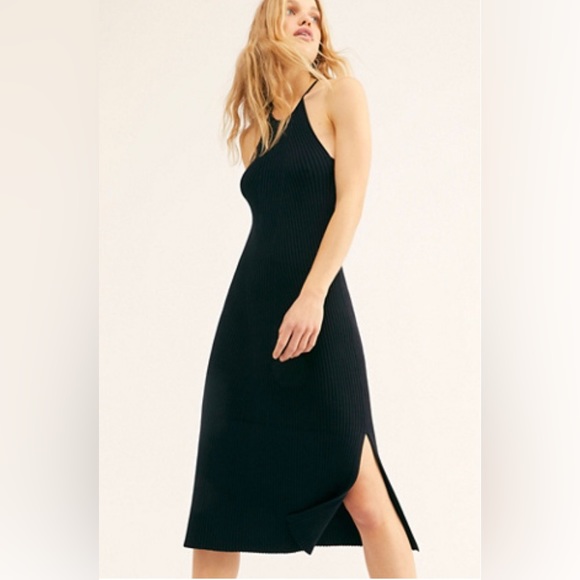 Dresses & Skirts - Free People Who’s That Girl Ribbed Slip Dress